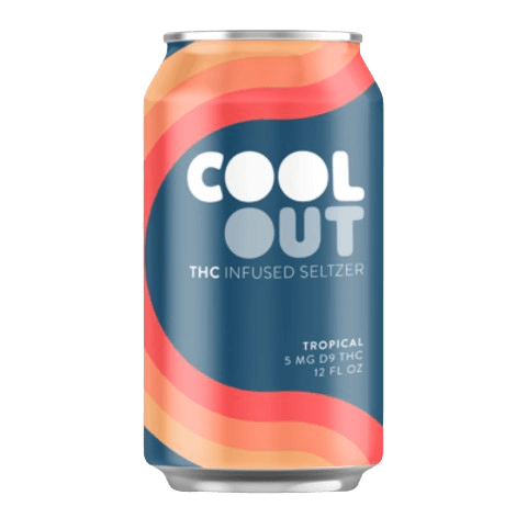 Delta 9 Infused Seltzer Tropical Flavor