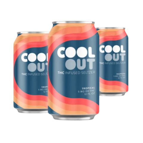 Delta 9 Infused Seltzer Tropical Flavor