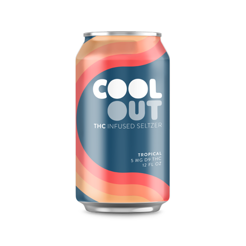 Delta 9 Infused Seltzer Tropical Flavor